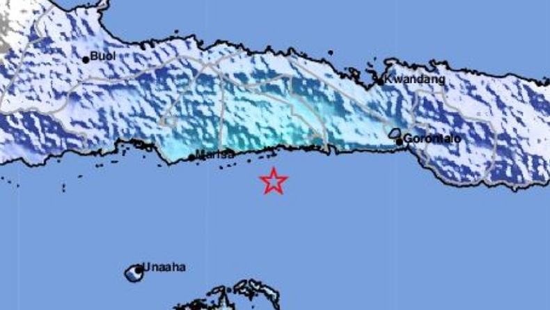 Gempa Bumi M 4,9 Dirasakan di Boalemo-Gorontalo