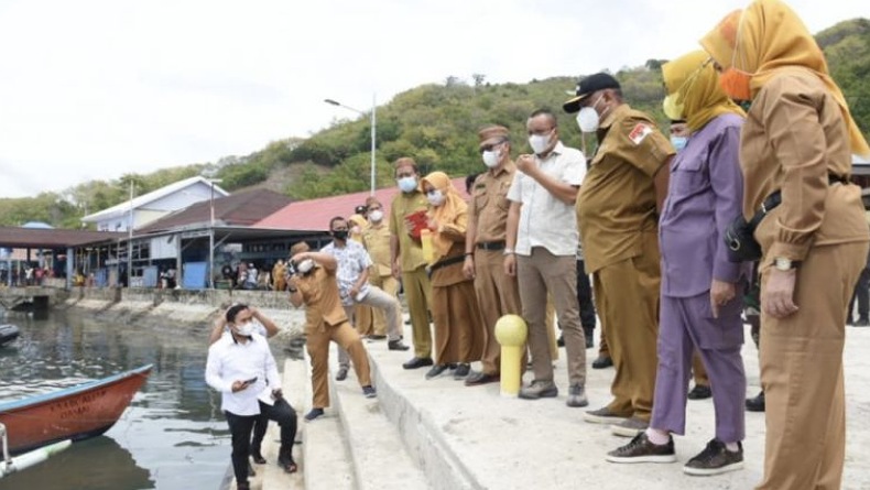 Sedot Anggaran Rp1,2 Miliar, Dermaga Kapal Ikan Boalemo Gorontalo Selesai Dibangun