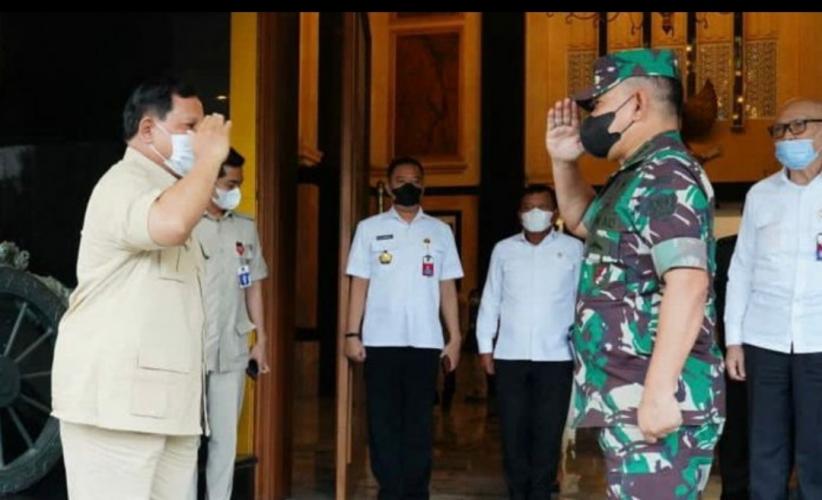 KSAD Temui Prabowo, Bahas Alutsista Hingga Program Prioritas