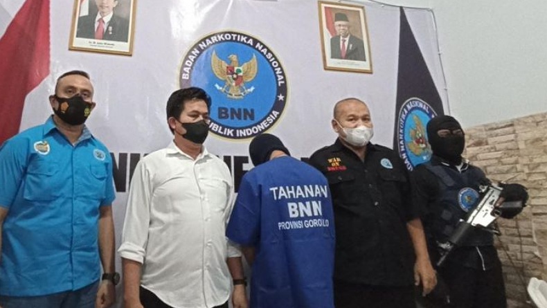 Seorang Mahasiswa Ditangkap BNN Bone Bolango, Diduga Edarkan Narkoba