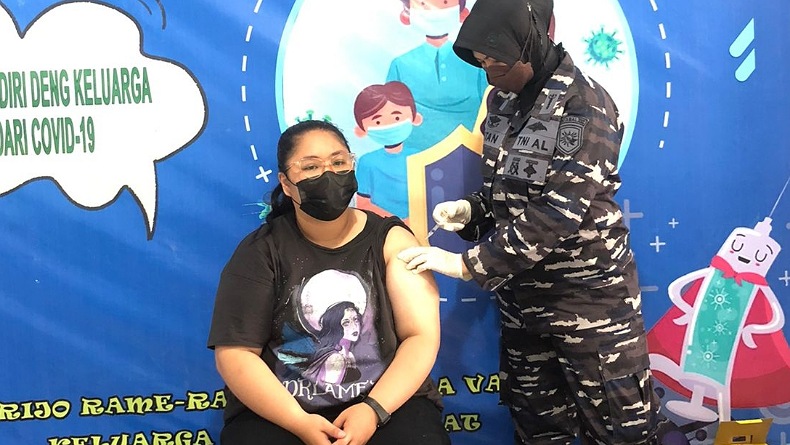 Hadapi Gelombang Ketiga Covid-19, Danlantamal VIII Serukan Vaksinasi ke Jajaran