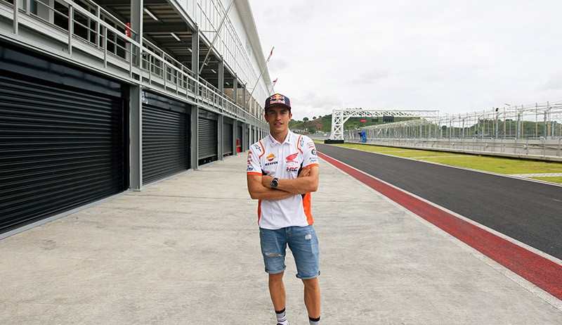 Potret Eksklusif Marc Marquez di Sirkuit Mandalika - Bagian 2