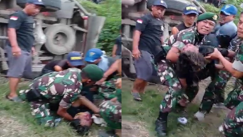 Mobil Rombongan Pelajar SMK Terjun ke Jurang di Tegalwaru Karawang