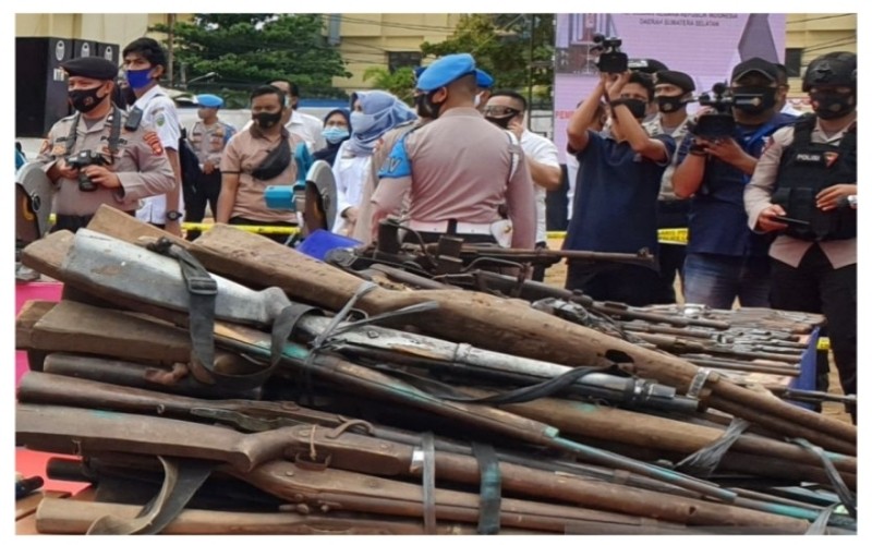 Berantas Senjata Api Ilegal, Polda Sumsel Gelar Operasi Senpi Musi