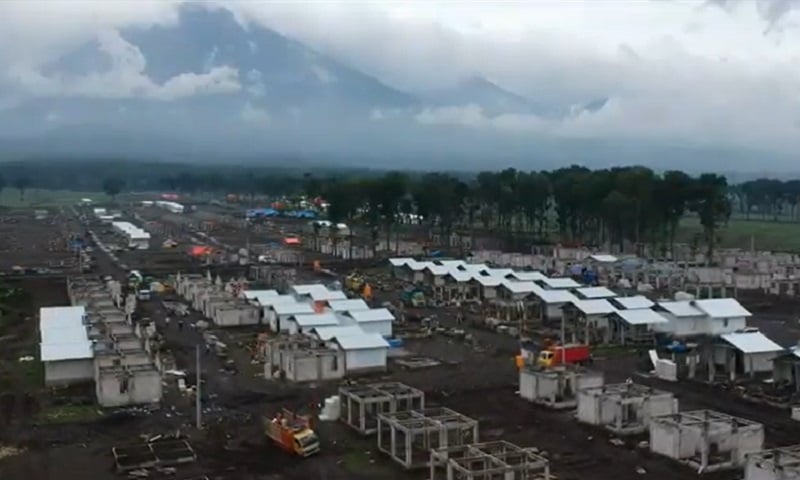 2.000 Unit Hunian untuk Korban Erupsi Semeru Ditargetkan Tuntas sebelum Ramadan 