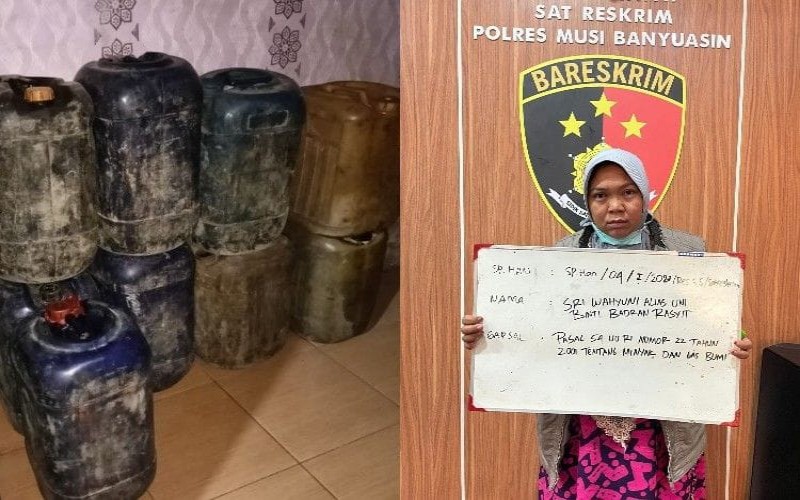 Polisi Tangkap Penjual Pertalite Oplosan, Pelaku Emak-Emak Untung Rp75 Juta per Bulan