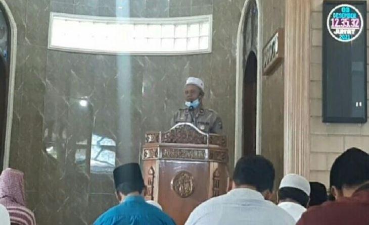 Sosok Ipda Taufik Manullang, Polisi di Tapsel Puluhan Tahun Jadi Khatib Sholat Jumat