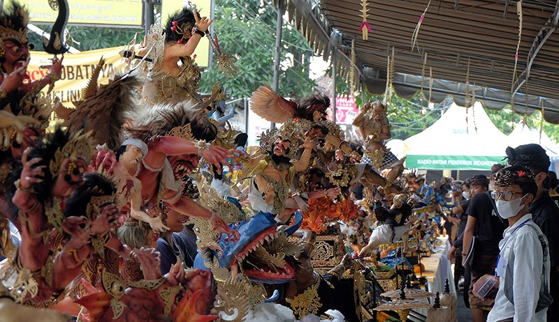 Lomba Membuat Ogoh-Ogoh Mini Karya Pemuda Bali - Bagian 3