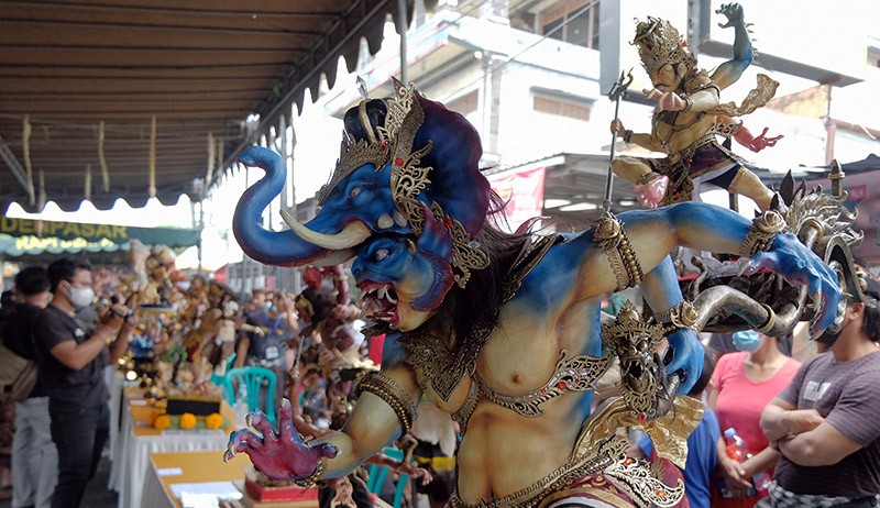 Lomba Membuat Ogoh-Ogoh Mini Karya Pemuda Bali - Bagian 2