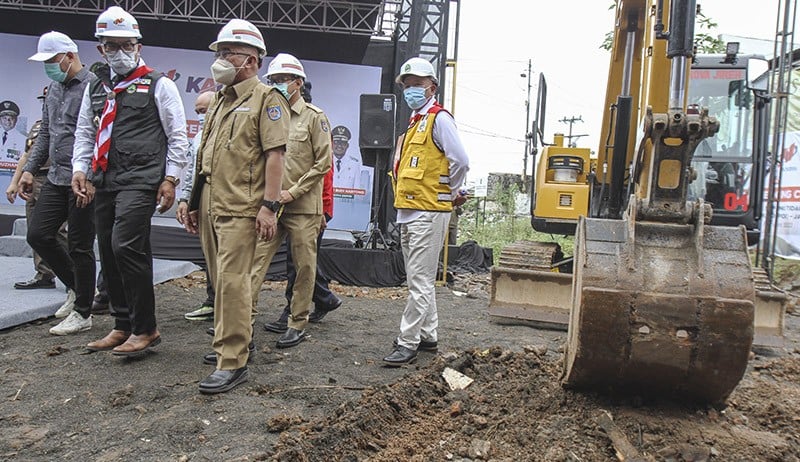 Pembangunan Proyek Underpass Jalan Dewi Sartika Depok Dimulai