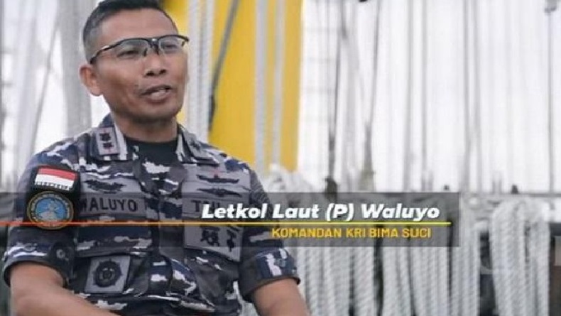 Inspiratif, Letkol Laut P Waluyo Pernah Jadi Kuli Bangunan, Kini Komandan KRI Bima Suci