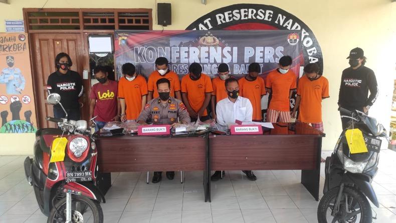 Operasi Antik 2022, Polisi Amankan 9 Pengedar dan Pemakai Narkoba di Bangka Barat