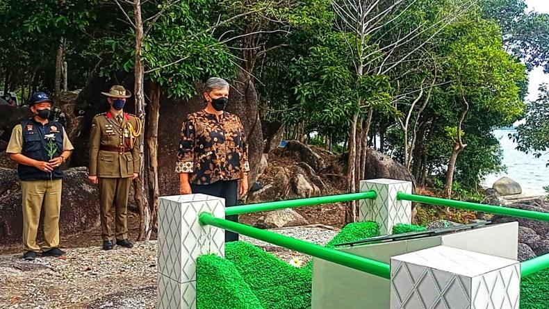 Peringati Peristiwa Perang Dunia II, Dubes Australia Kunjungi Pantai Radji Muntok