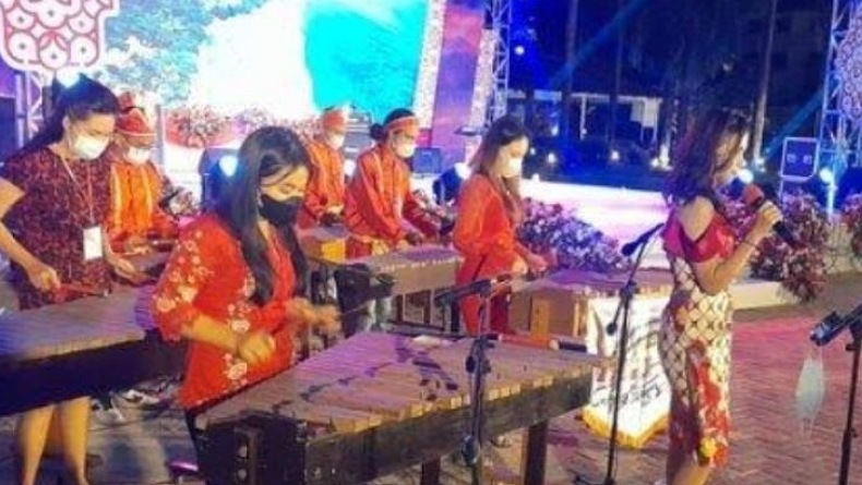 Musik Kolintang Bergema di Acara W20 Likupang 