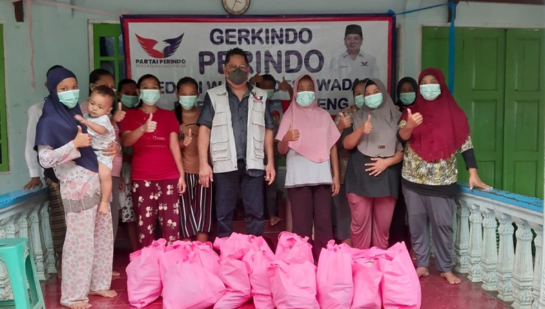 Peduli, Gerkindo Partai Perindo Salurkan Bantuan bagi Warga Desa Wadas Purworejo