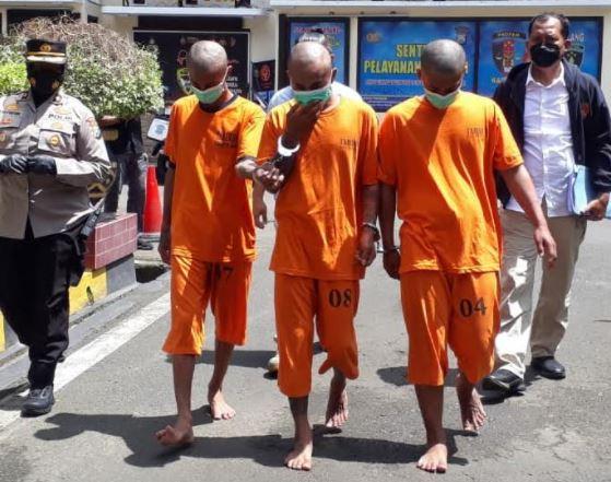 3 Pemuda di Malang Nekat Rampok Taksi Online, Ditangkap saat Pesta Sabu