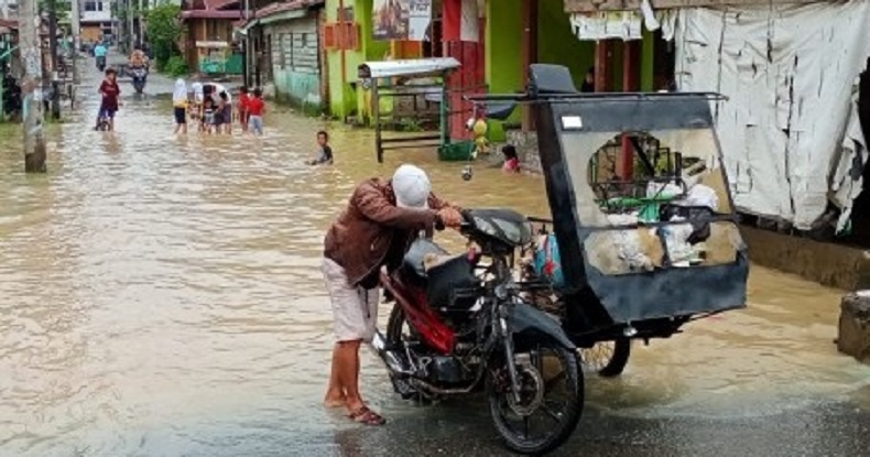 Sungai Bahilang Meluap, Puluhan Rumah di Tebingtinggi Kebanjiran