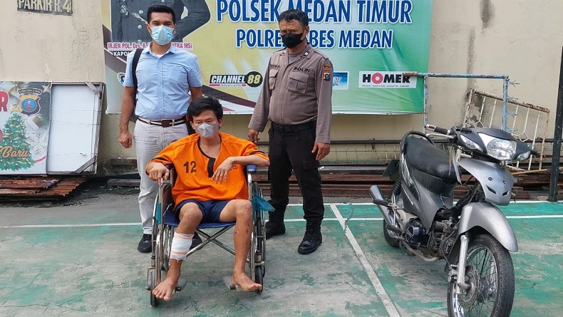 title Coba Lukai Petugas, Pencuri Motor di Medan Ditembak  Coba Lukai Petugas, Pencuri Motor di Medan Ditembak