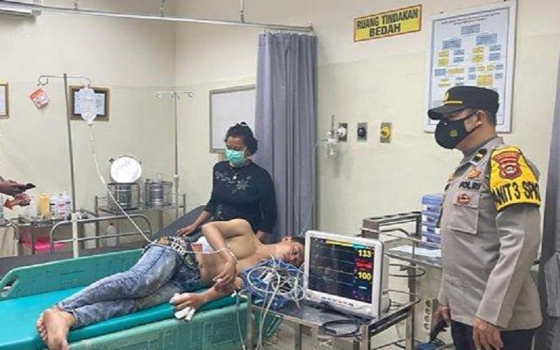 Lerai Perkelahian, Pria Palembang Nyaris Tewas Dikeroyok dan Dibacok 