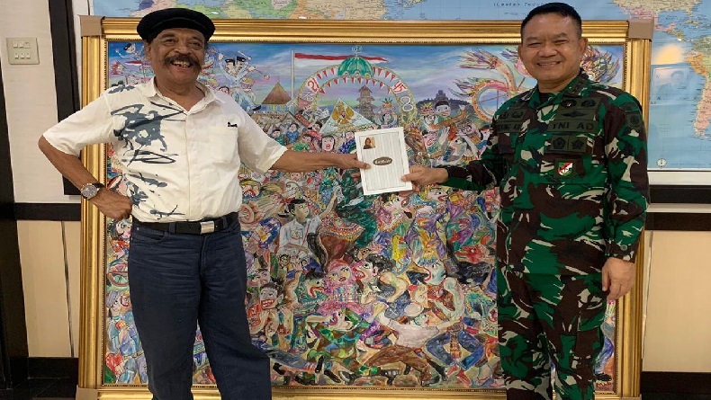 Kisah Guru Seni Rupa KSAD Jenderal Dudung semasa SMP Buat Lukisan Bertema Toleransi