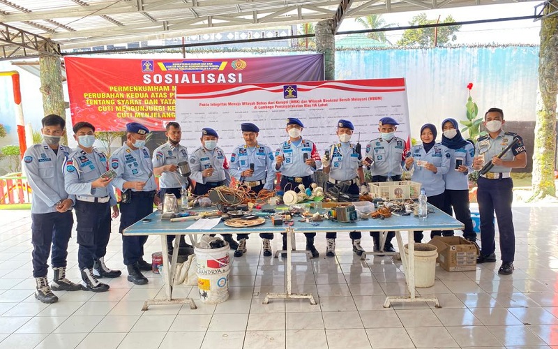 Petugas Razia di Lapas Lahat, Hasilnya Bikin Geleng Kepala 