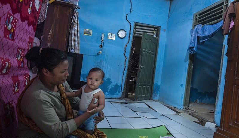 Begini Kondisi Rumah Rusak dan Retak akibat Pergerakan Tanah di Lebak - Bagian 2