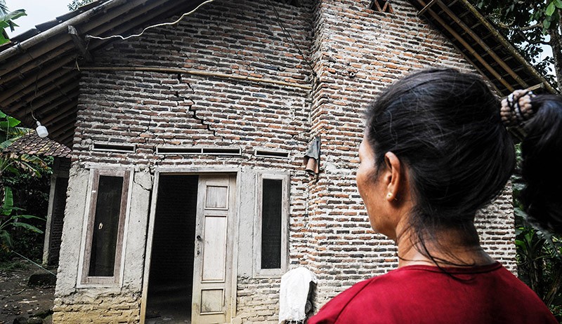 Begini Kondisi Rumah Rusak dan Retak akibat Pergerakan Tanah di Lebak - Bagian 3