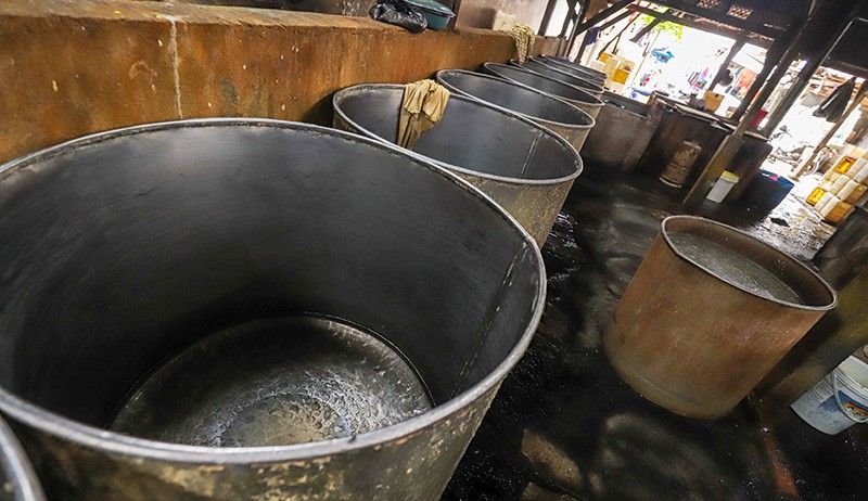 Suasana Sepi Pabrik Tempe dan Tahu Tidak Ada Aktivitas Produksi - Bagian 4