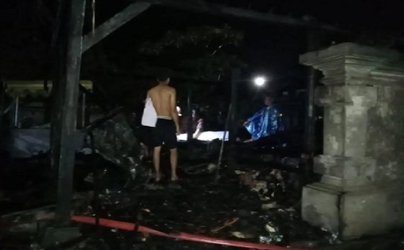 Siapkan Ngaben, Rumah Warga Bali Ludes Terbakar Gegara Lilin Menyambar Kain