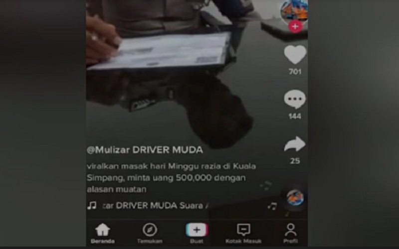 Video Viral Dugaan Oknum Polisi Peras Sopir Rp500.000, Ternyata Ini Faktanya