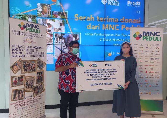 Bangun Pipa Air Bersih Bersama MNC Peduli di Soe NTT, Yayasan Prosi: Ini Terobosan Baik