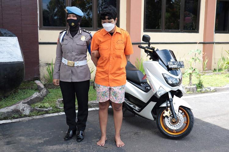 Gelapkan Motor Sewaan, Perempuan Muda di Sleman Ditangkap Polisi 