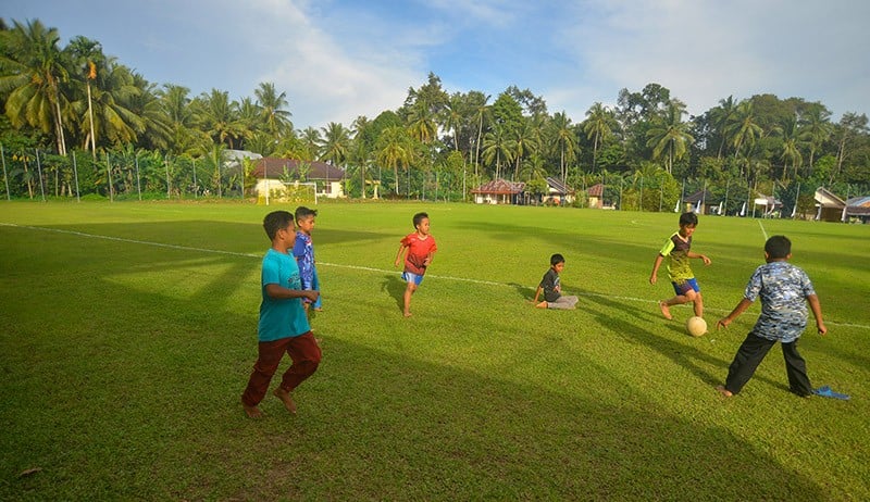 Dana Desa Rp1,3 M Digunakan untuk Bangun Lapangan Sepak Bola, Fasilitas Lengkap! - Bagian 3