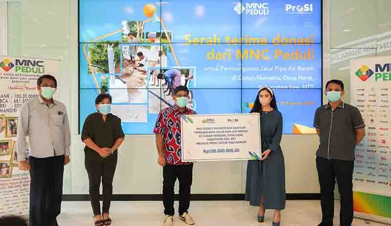 MNC Peduli Serahkan Donasi untuk Pembangunan Saluran Air Bersih Dusun Nunsena - Bagian 2