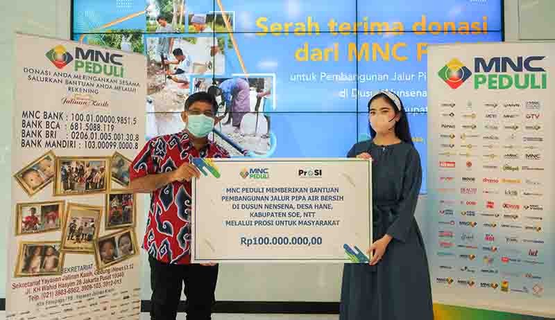 MNC Peduli Serahkan Donasi untuk Pembangunan Saluran Air Bersih Dusun Nunsena - Bagian 1