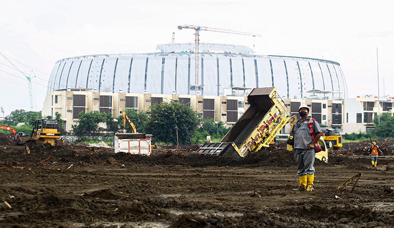 Ada 18 Tikungan, Begini Penampakan Sirkuit Formula E di Ancol saat Dibangun - Bagian 4