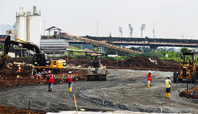 Ada 18 Tikungan, Begini Penampakan Sirkuit Formula E di Ancol saat Dibangun - Bagian 1