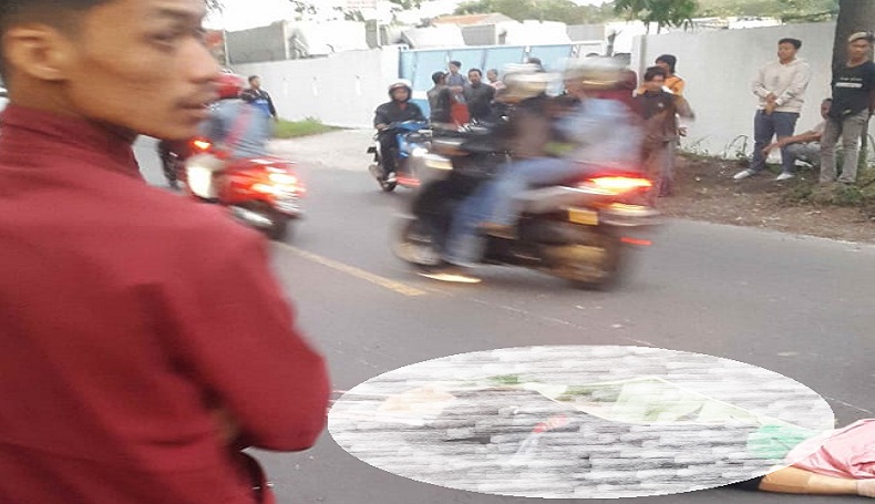 Ngeri, Perempuan Tewas Bersimbah Darah di Jalan Raya Cianjur-Sukabumi akibat Terlindas Truk