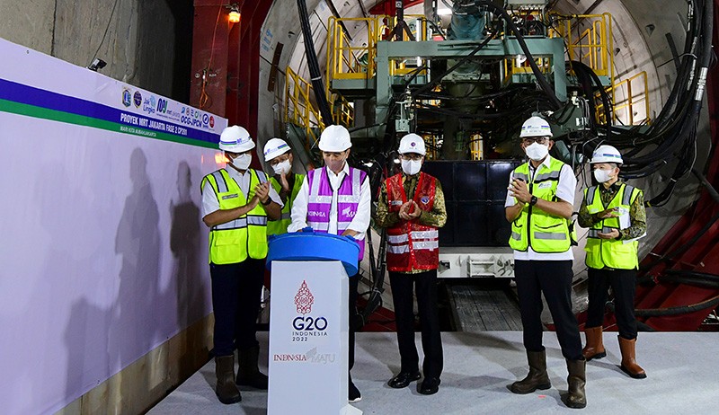 Presiden Jokowi Luncurkan Bor MRT Jakarta Fase 2A - Bagian 2