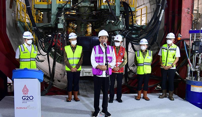 Presiden Jokowi Luncurkan Bor MRT Jakarta Fase 2A - Bagian 3