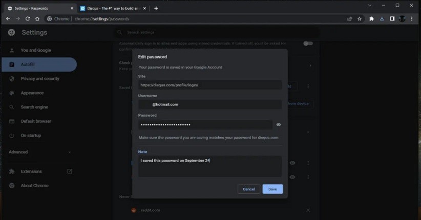 Pengguna Chrome Segera Bisa Tambahkan Notes ke Password yang Disimpan di Browser