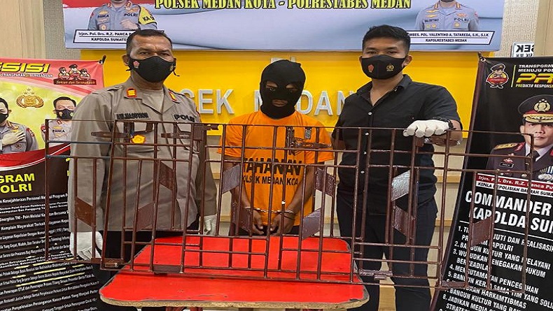 Pemuda di Medan Ditangkap karena Curi Jerjak dari Rumah Kosong