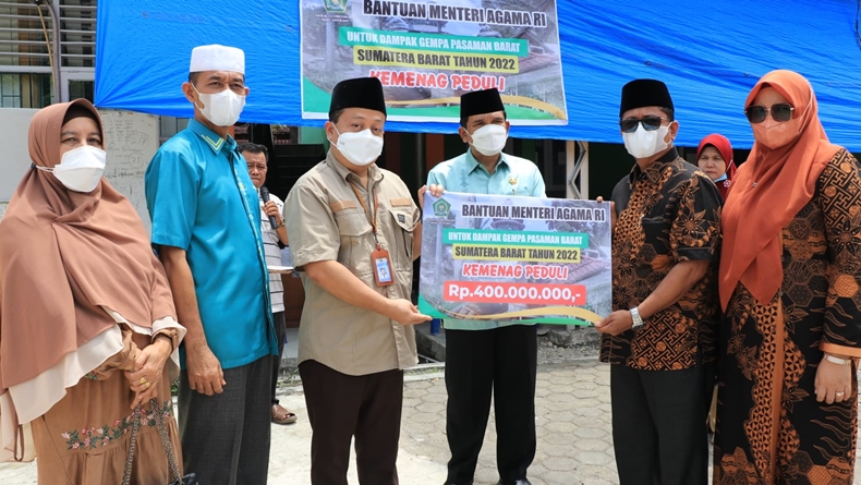 Kemenag Salurkan Rp2,35 Miliar untuk Rehab Masjid dan Musala Terdampak Gempa Pasaman Barat