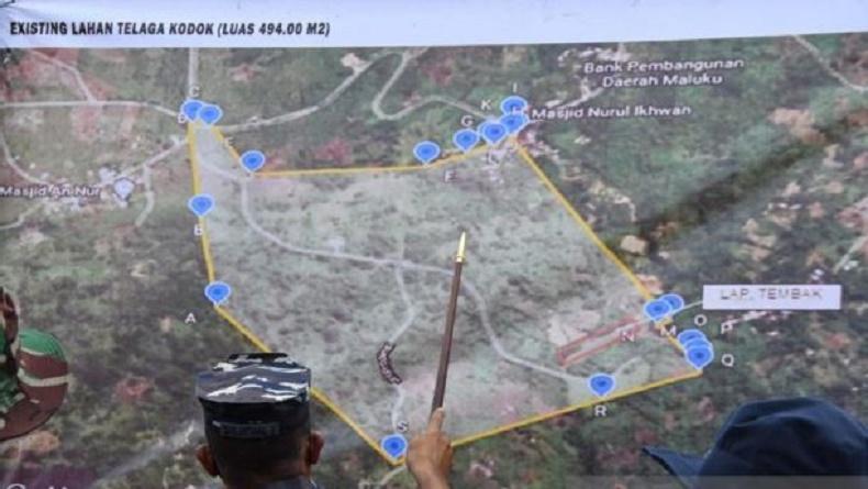 Lantamal IX Ambon Ubah Lokasi Bekas Latihan Tempur Jadi Lahan Produktif