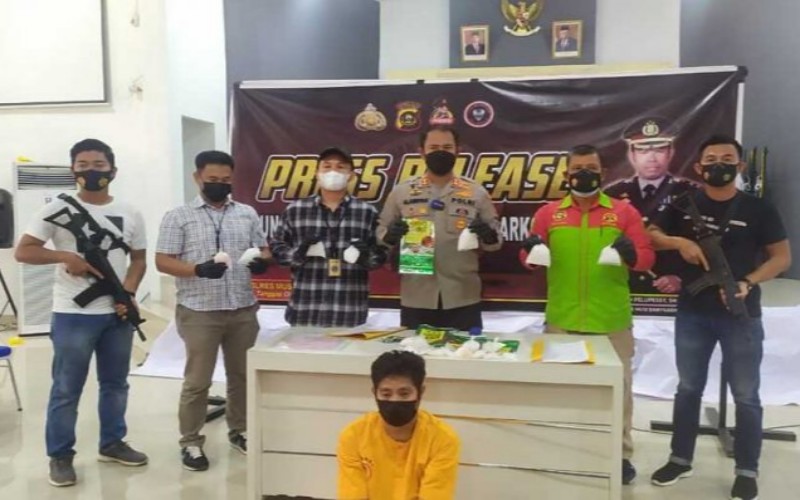 Jual Kebun Jadi Bandar Sabu, Pria Muba Ini Ditangkap Polisi 