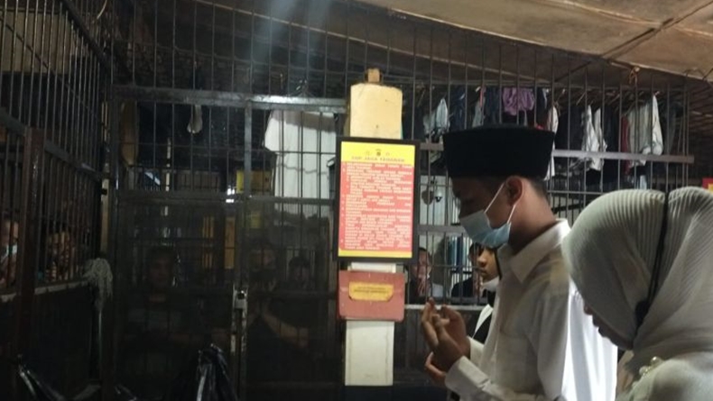 Tahanan Kasus Narkoba di Sukabumi Menikah di Penjara, Usai Ijab kembali ke Sel