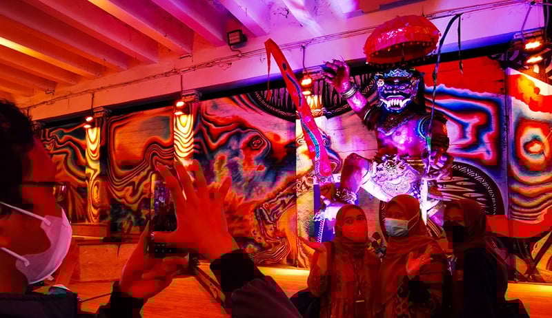 Sambut Hari Raya Nyepi, Ogoh-Ogoh Dipajang di Terowongan Kendal - Bagian 4