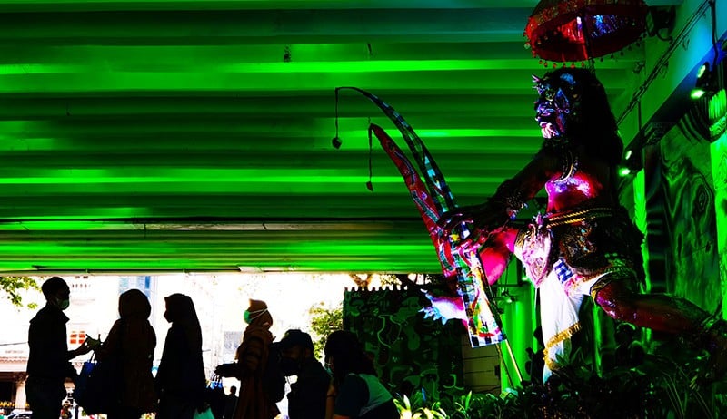 Sambut Hari Raya Nyepi, Ogoh-Ogoh Dipajang di Terowongan Kendal - Bagian 5