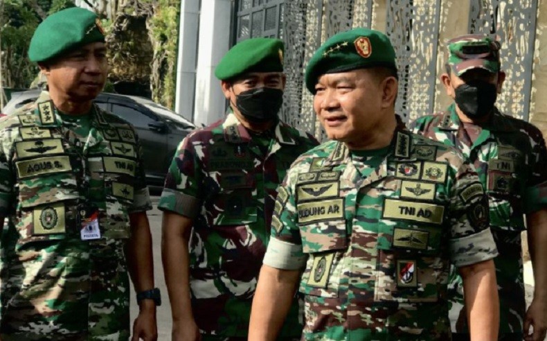 Seragam Baru TNI AD Dipamerkan Jenderal Dudung di Mabesad, Buatan Panglima TNI