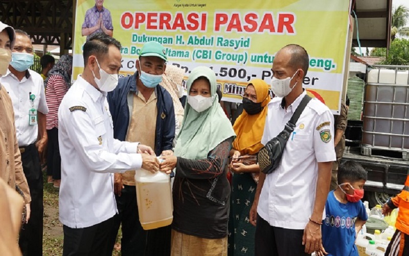 Gelar Operasi Pasar Murah Minyak Goreng, CBI Group dapat Apresiasi dari Wali Kota Palangka Raya